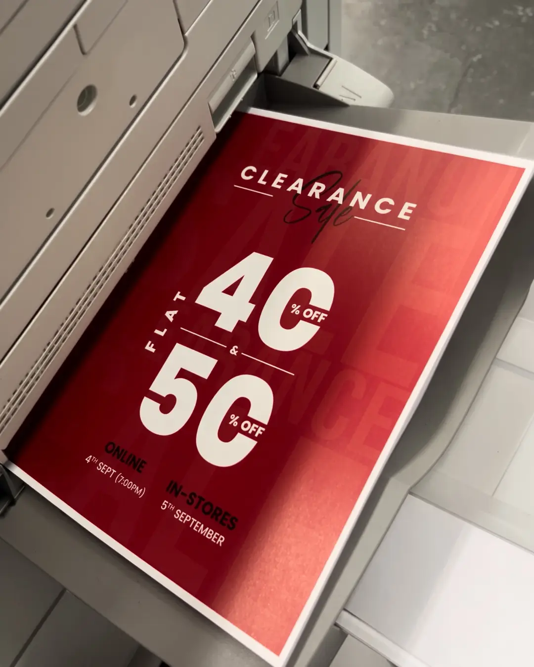 ShaPosh - Clearance Sale Featuring Flat 40% And 50% Discounts.