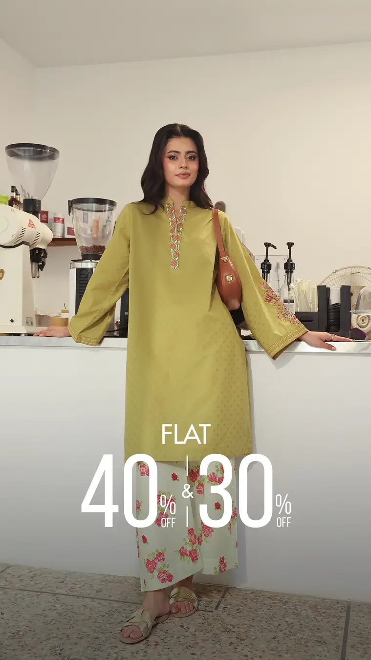 Bonanza Satrangi - Flat 40% And 30% Off Ready To Wear