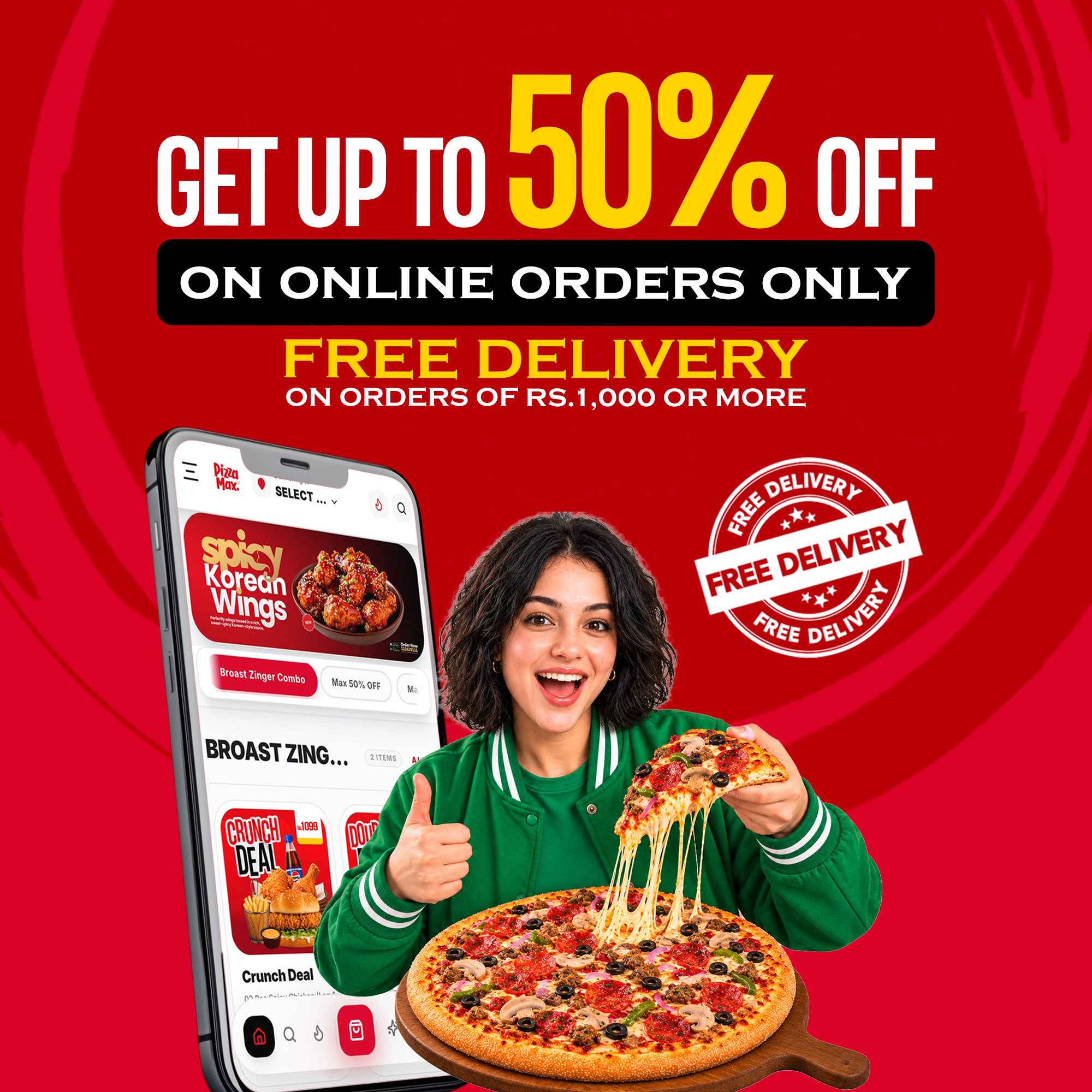 Pizza Max - Up To 50% Off On Online Orders
