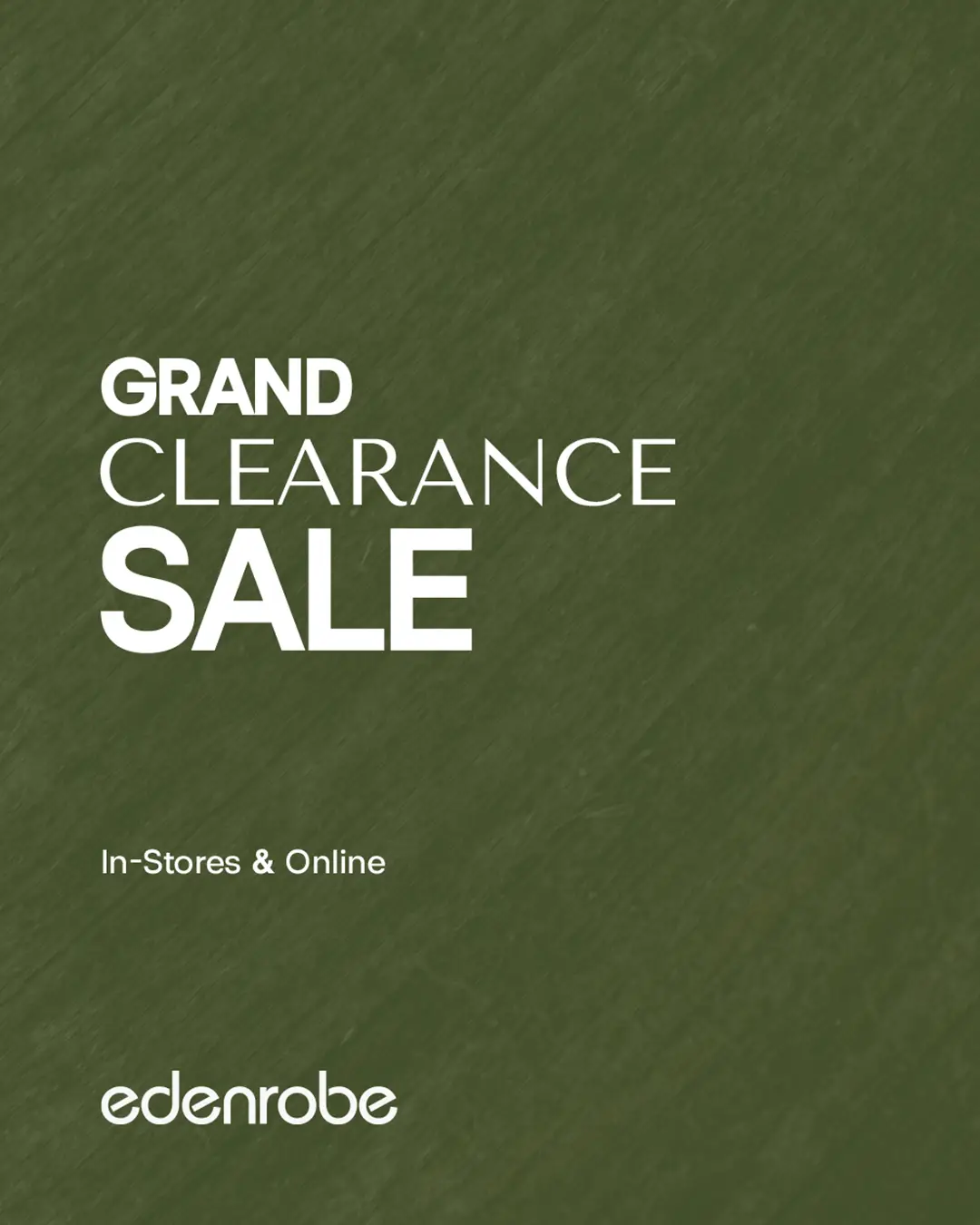 Edenrobe - Grand Clearance Sale Live With Discounts Across All Categories.