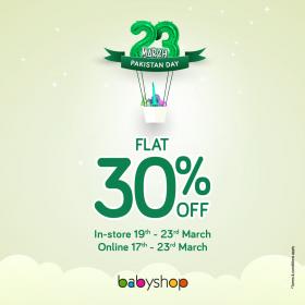 Babyshop - Pakistan Day Sale