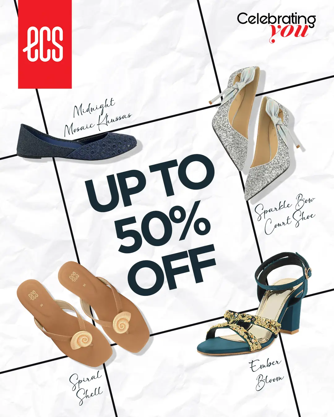 Ecs - Get Up To 50% Off New Shoes Online