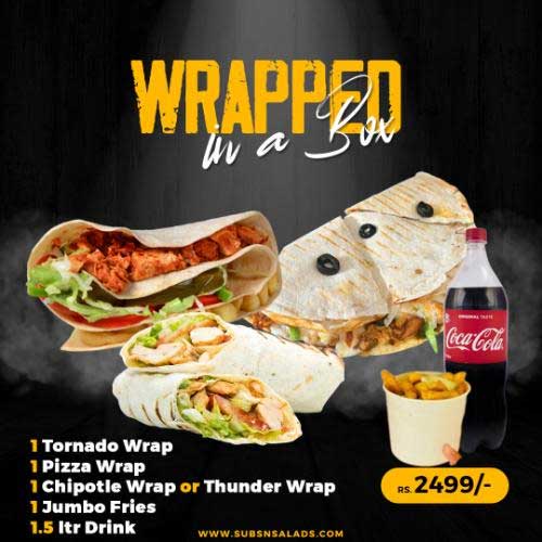Subs N Salads - Wrapped In A Box Deal